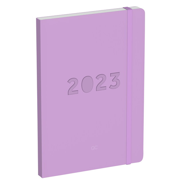 Agenda 2023 Office A5 Qc Colour 7d/2p Lilac