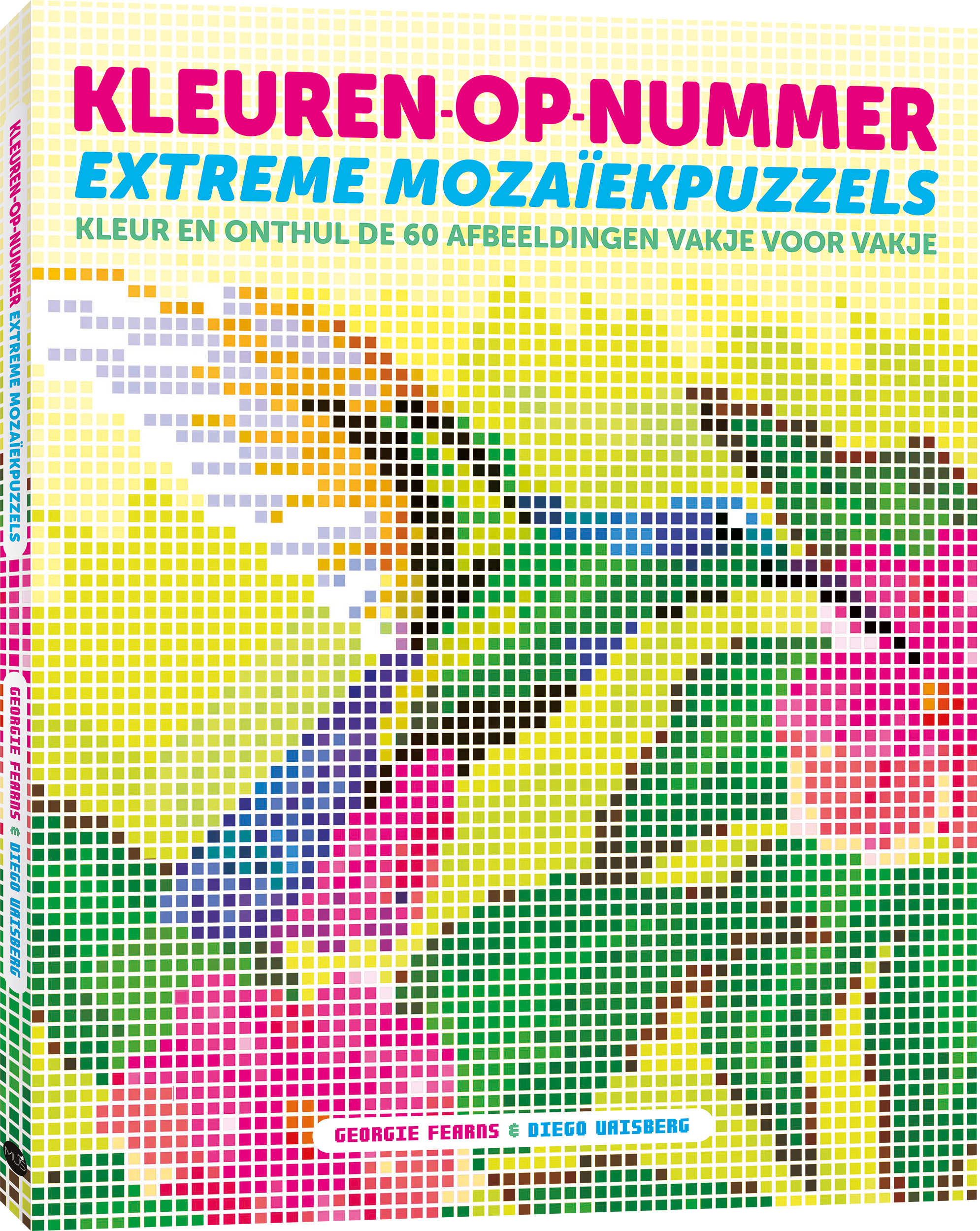 Kleuren-op-nummer: extreme mozaïekpuzzels