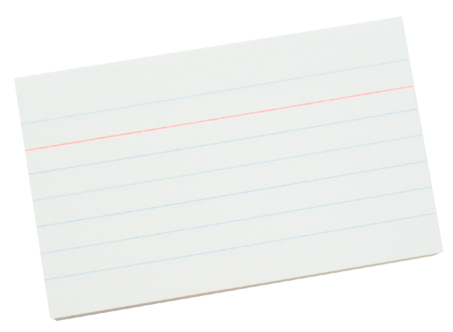 Systeemkaarten 55x90mm; wit 100 stuks
