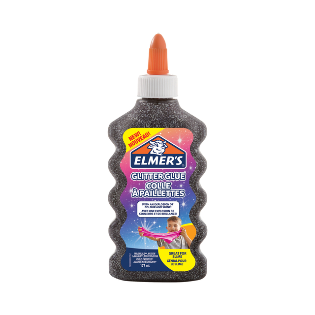 Kinderlijm Elmer‘S 177ml Glitter Zwart