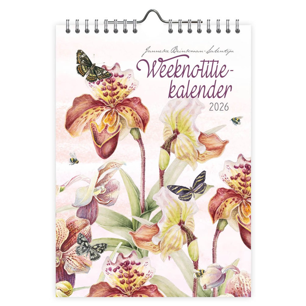 WEEKnotitiekalender 2026 Janneke Brinkman Orchidee