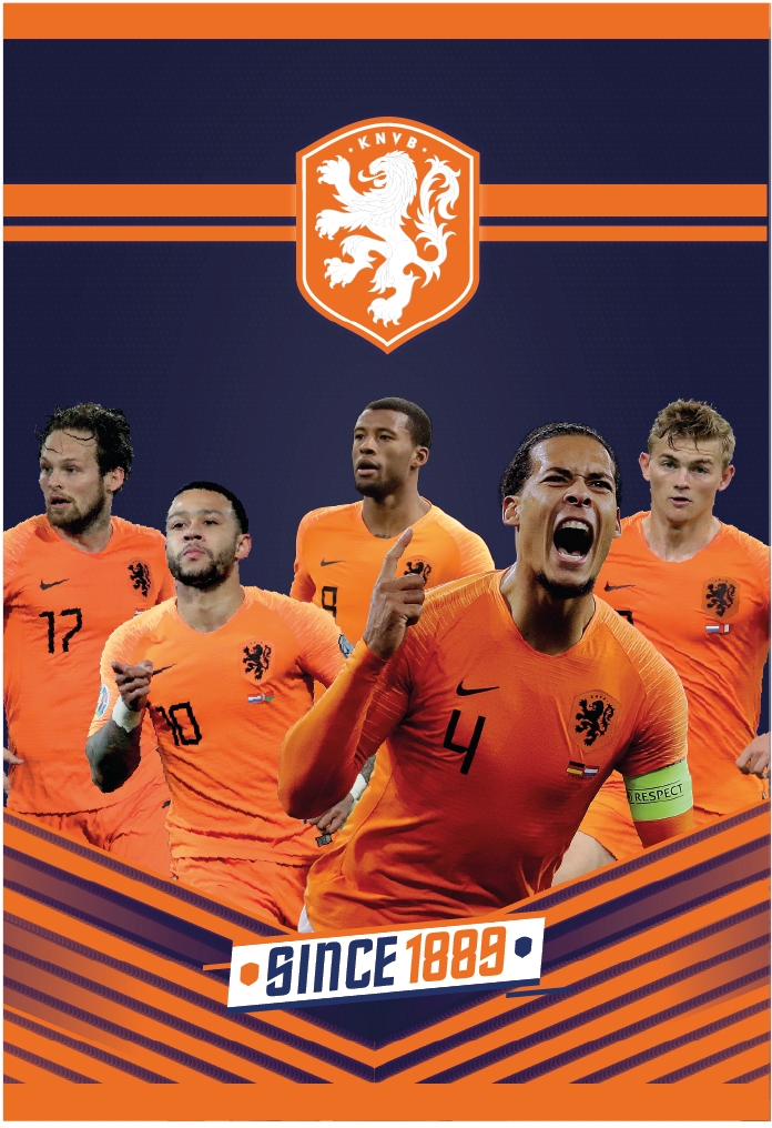 Schrift A4 lijn KNVB (212KVB210)