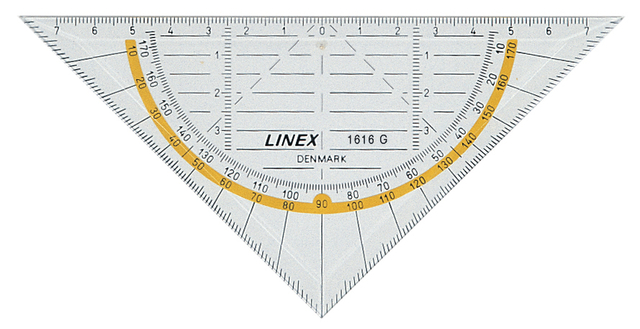Geodriehoek LINEX 1616G