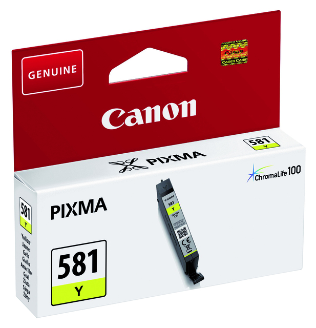 Inktcartridge Canon Cli-581 Geel