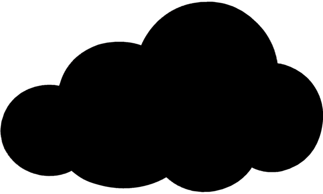 Krijtbord Securit Wolk 48x29cm
