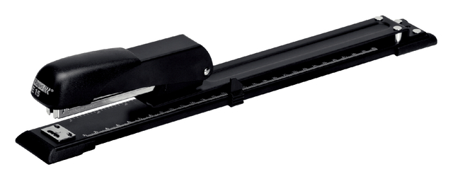 Nietmachine Rapid E15 langarm 20 vel 24/6 zwart