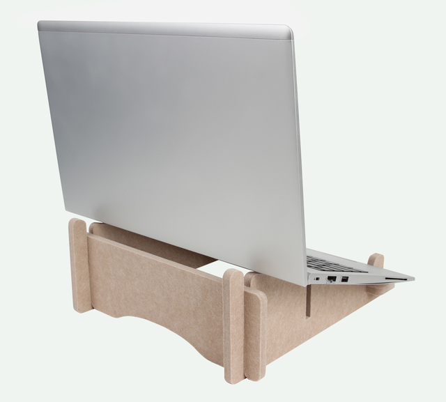 Gerecyclede Laptopstandaard Quantore Vilt Zand