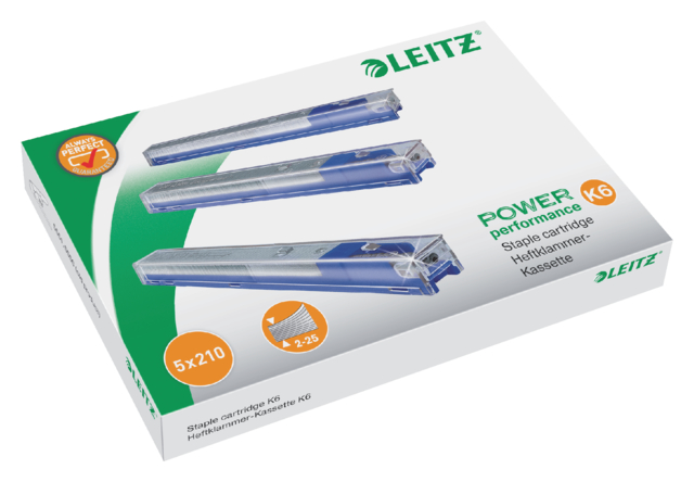 Nietjes Leitz 5591 K8 26/6 verzinkt doos á 1050