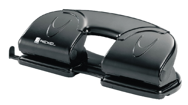 Perforator Rexel V412 4-Gaats Zwart