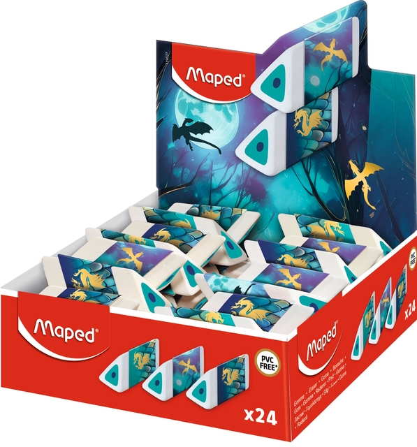 Gum Maped Dragon Display 24 Kleuren Assorti