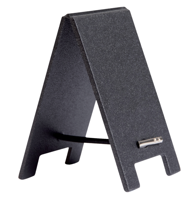 Krijtbord Securit Mini Tafel Set 5 Stuks Zwart + 1 Marker