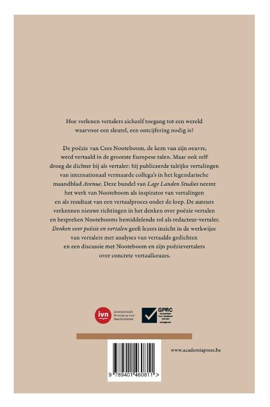 Denken over poëzie en vertalen