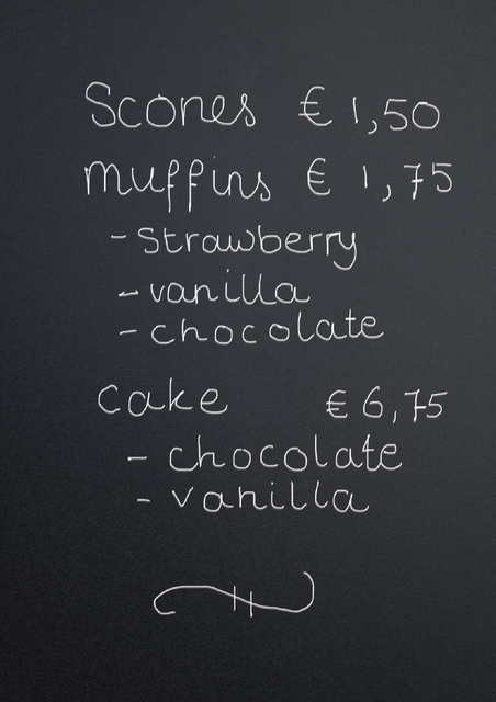 Krijtbord Securit A4 Tags + Marker 4pins 2houders