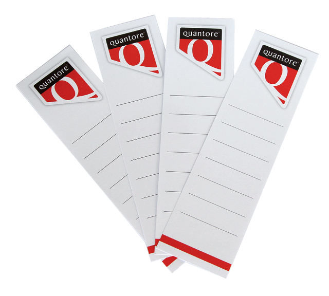 Rugetiket Quantore 59x290 zelfklevend breed wit