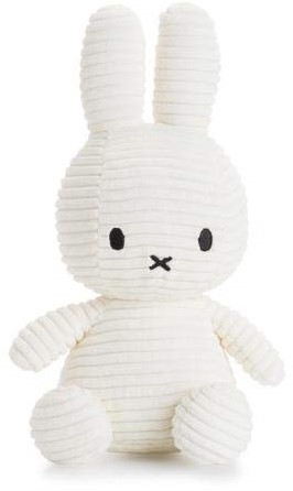 Knuffel Nijntje / Miffy Sitting Corduroy Offwhite - 50 cm