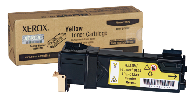Tonercartridge Phaser 6125 106R01333 Yellow