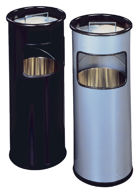 Papier-asbak Atlanta A2926-2618 zilver 62cm