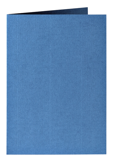 Correspondentiekaart 105x148mm donkerblauw ; pk 6 stks