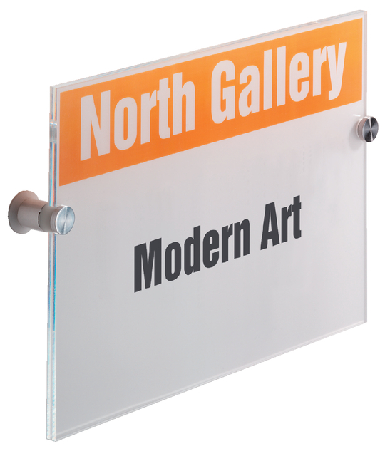 Deurbordje Durable Crystal Sign 210x297mm