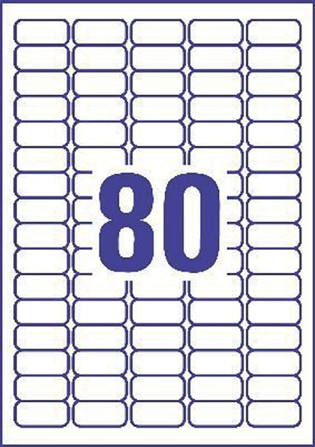 Etiket Avery L4732rev-25 35.6x16.9 Wt 2000stuk