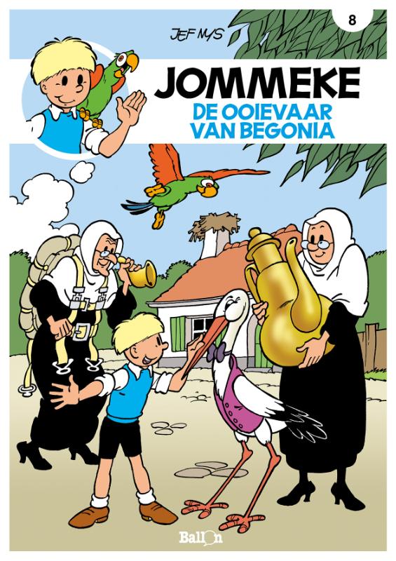 De ooievaar van Begonia