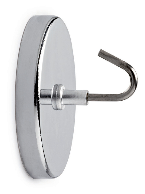 Magneet met haak MAUL 52mm trekkracht 9kg chroom