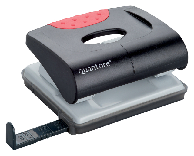 Perforator Quantore 2-gaats (20 vel) zwart