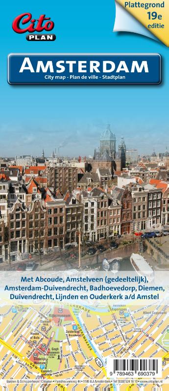 Citoplan stadplattegrond Amsterdam