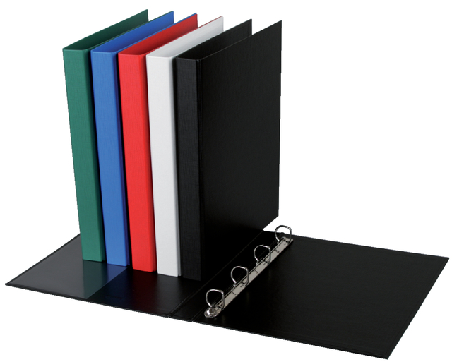 Ringband Quantore 4rings A4 Pp 20mm D-Mech Assorti