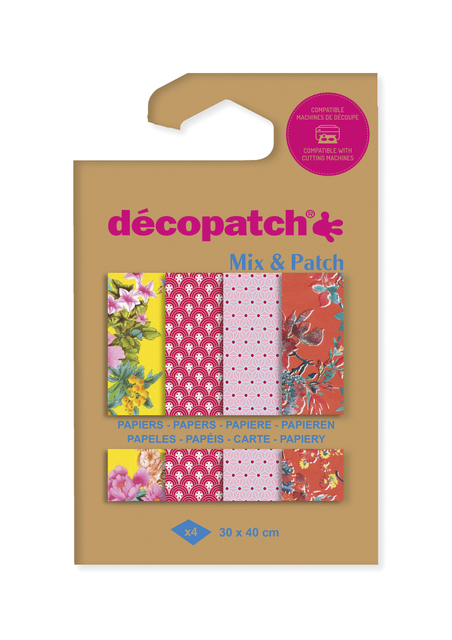 Hobbypapier Dã©Copatch 30x40cm 4v Wandeling Kyoto