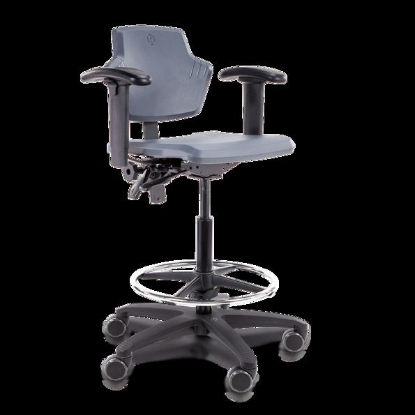 Stoel Score Spirit 1502-F, PU SP, voetring