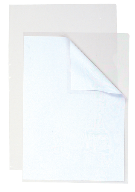 Insteekmap Transparant L-map A4 PP 90micr. ds á 100