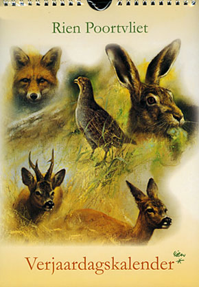 Verjaardagskalender Natuur (Rien Poortvliet)