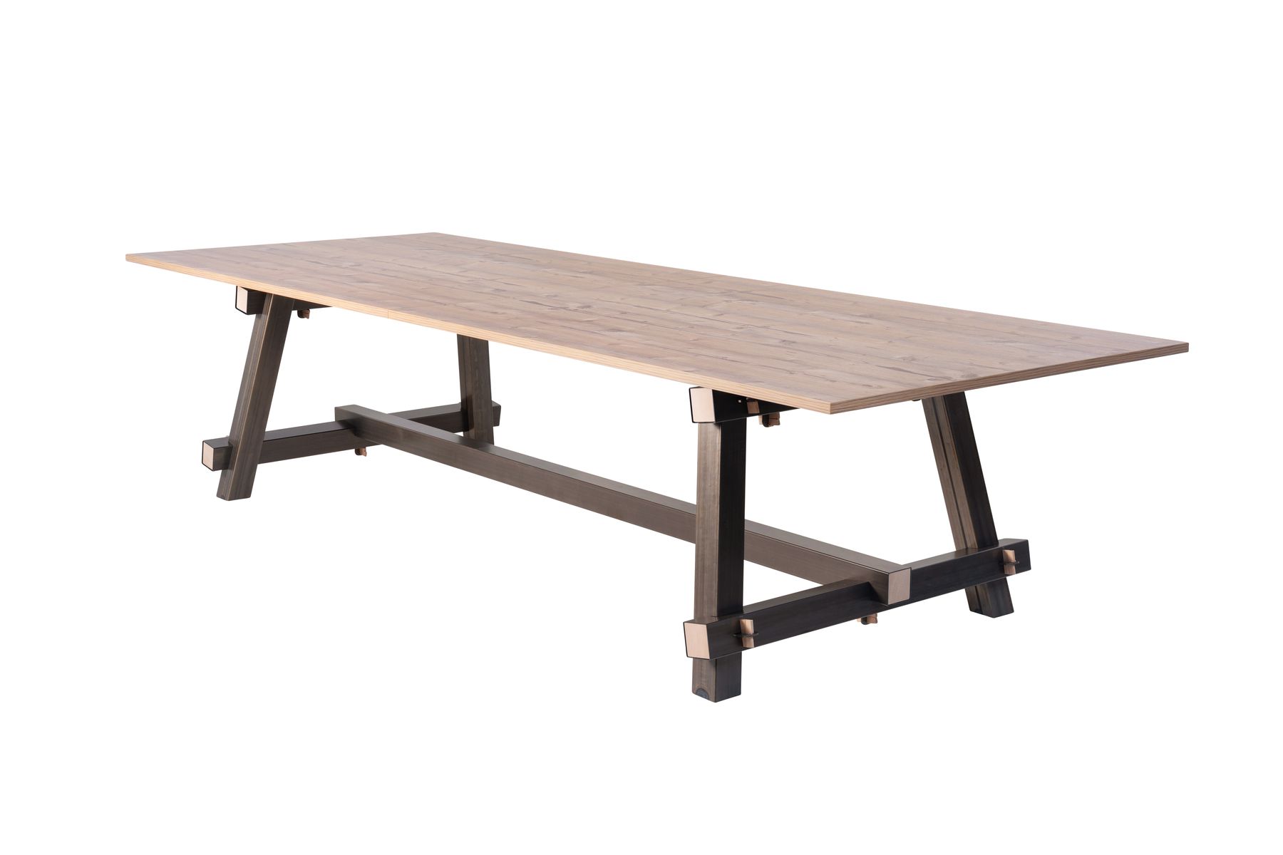 Vergadertafel Vepa Timber 240x120cm, blad 18mm