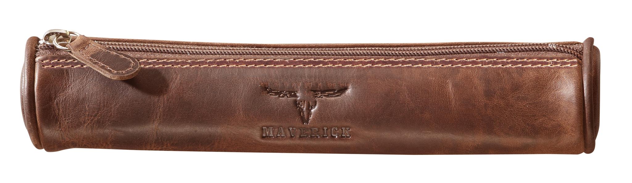 Pennenetui rond small  - 19 cm Maverick