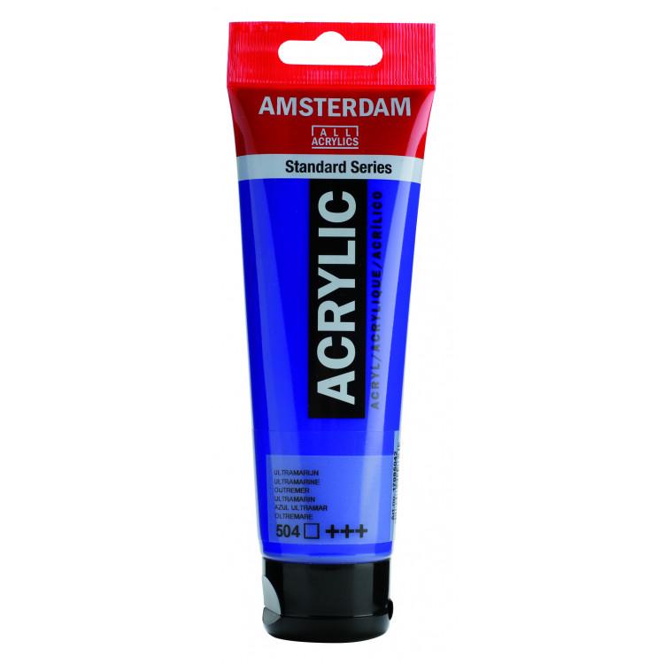 Amsterdam Standard Series Acrylverf Tube 120 ml Ultramarijn 504