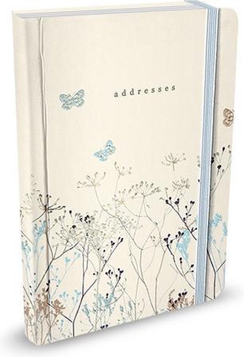 Adresboek A6 Comello butterflies
