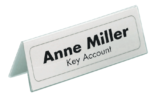 Tafelnaambord Durable 8050 65x150mm