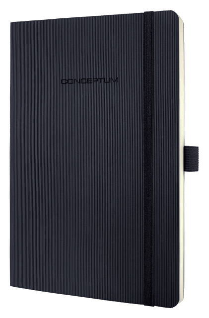 Notitieboek Sigel Conceptum Pure A5 Lijn Zwart