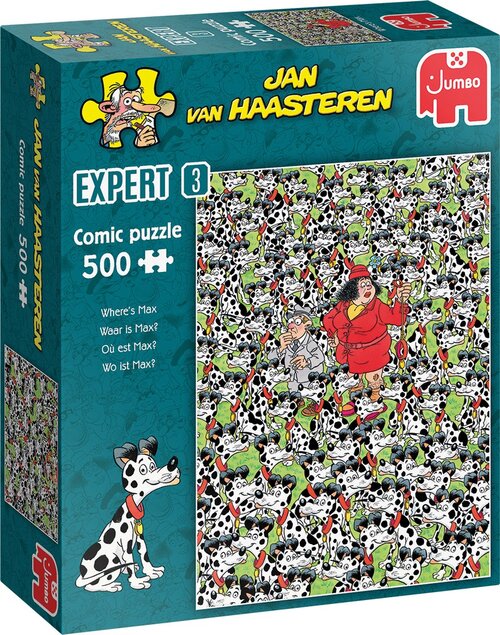Puzzel Jan van Haasteren Waar is Max 500 stukjes