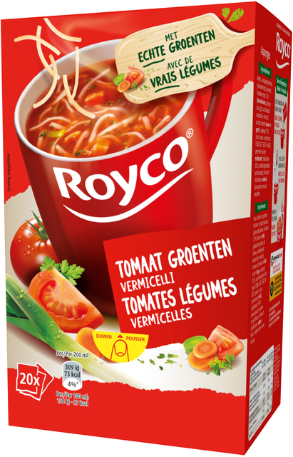 Soep Royco Tomaat Groenten 20 Zakjes