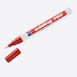 Viltstift Edding 780/02 lakmarker rond rood 0.8mm