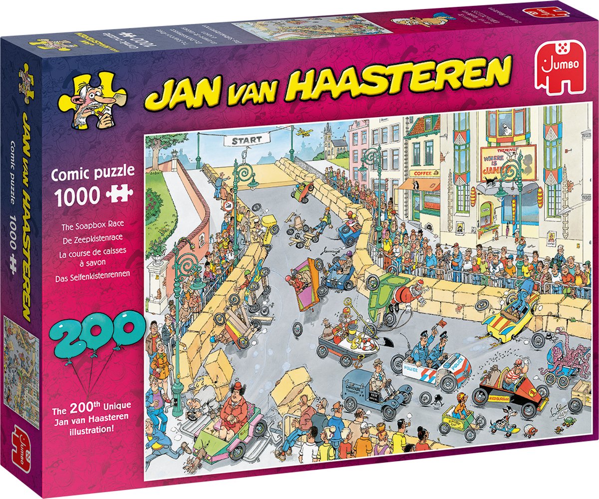 Puzzel JvH De Zeepkistenrace 1000