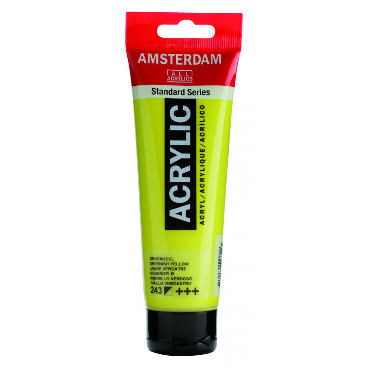 Amsterdam Standard Series Acrylverf Tube 120 ml Groengeel 243