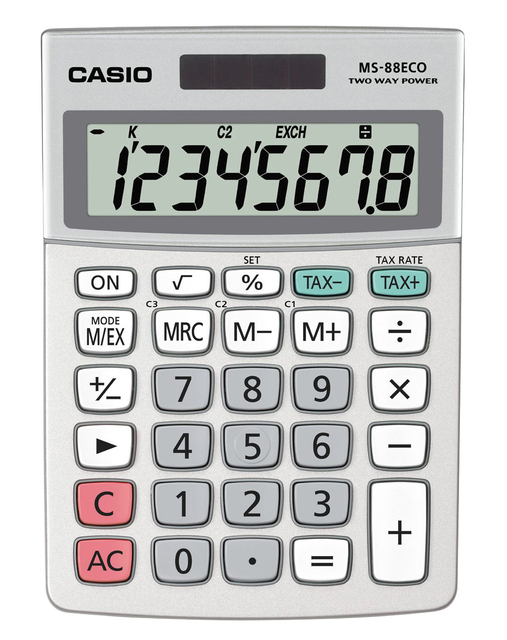 Rekenmachine Casio Ms-88eco