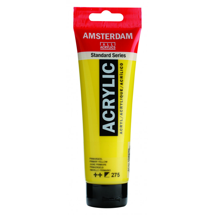 Amsterdam Standard Series Acrylverf Tube 120 ml Primairgeel 275