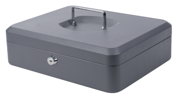 Geldkist Pavo 300x240x90mm (12") grijs