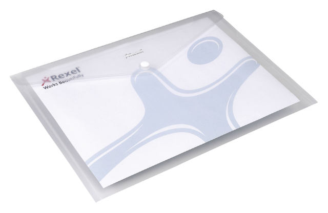 Enveloptas Rexel A4 transparant (2101660) pk 5 st
