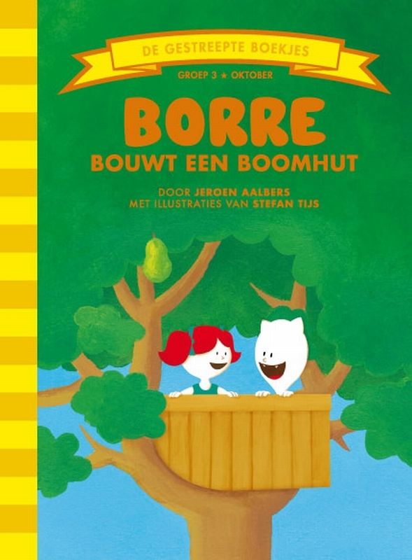 Borre bouwt een boomhut