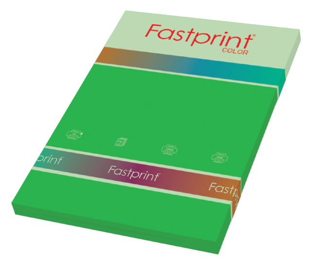 Kopieerpapier Quantore Colour A4 120gr grasgroen 100vel